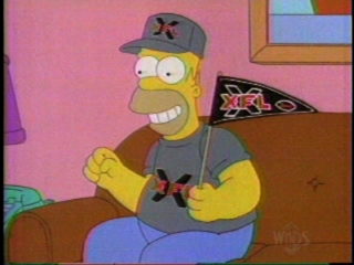XFL Homer Simpson