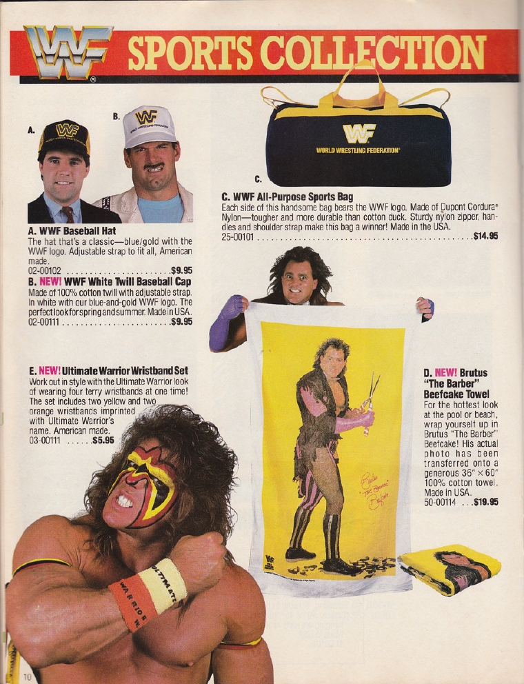WWF Brutus The Barber Beefcake towel