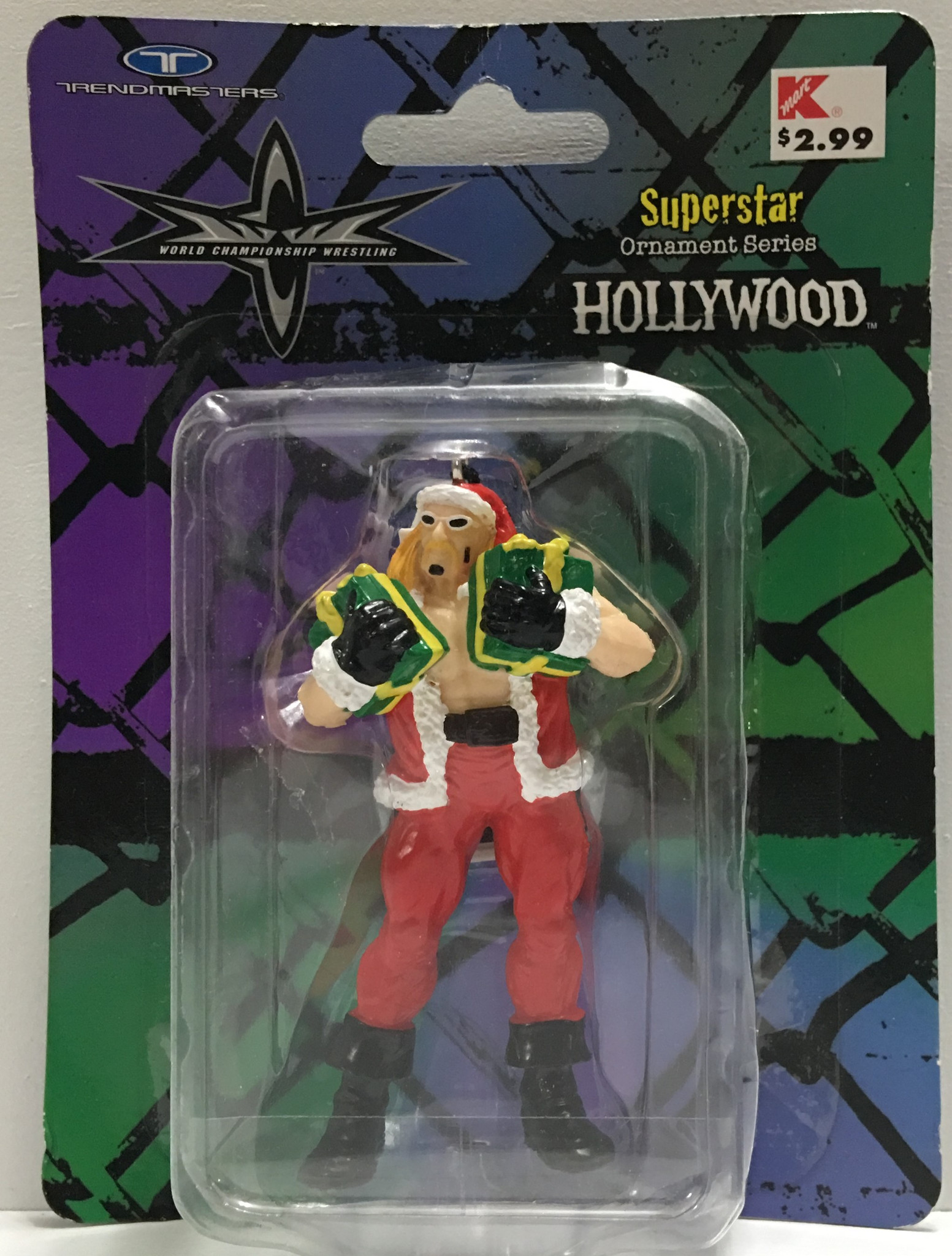 Hulk Hogan Christmas Ornament 