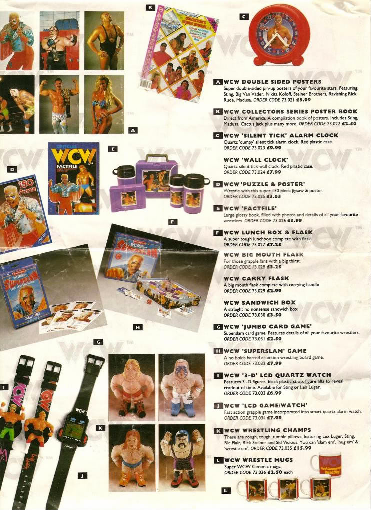 Wcw Collection 1992 Merchandise Catalog | Someone Bought This?!
