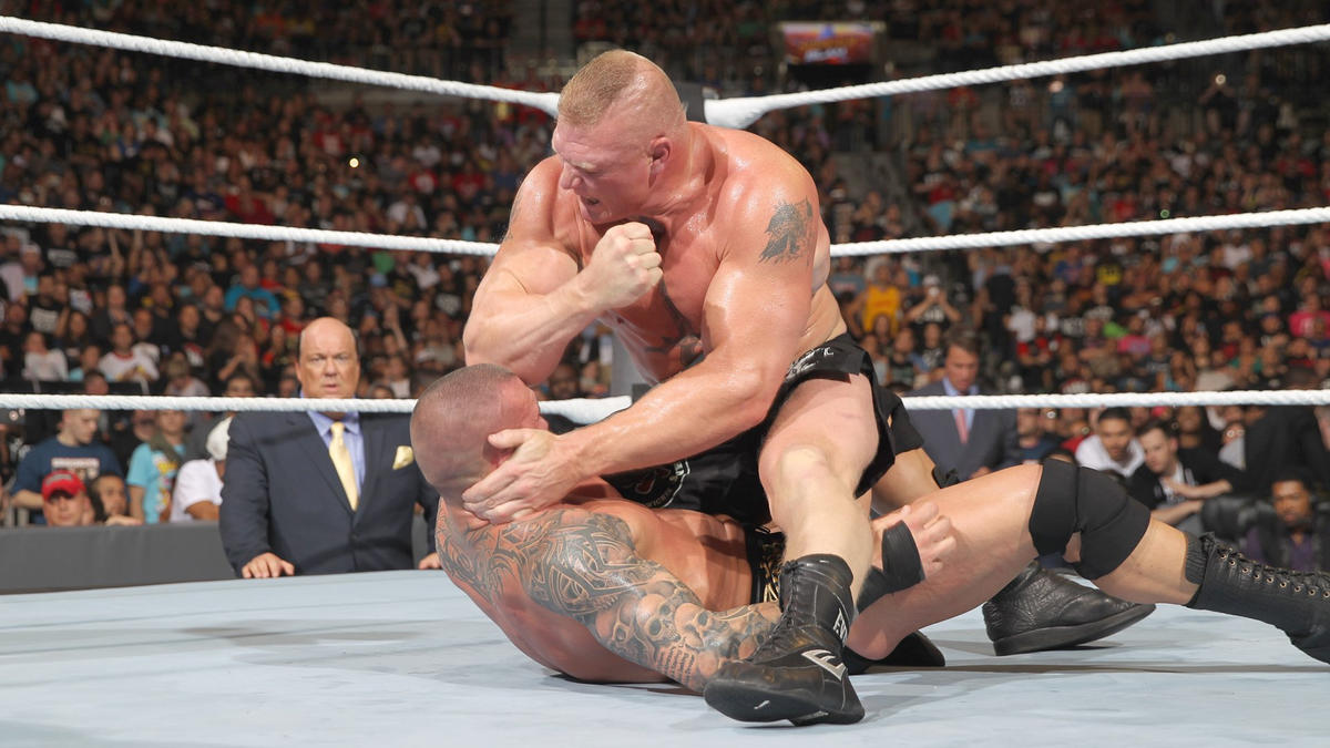 Brock Lesnar vs. Randy Orton The Worst of WWE