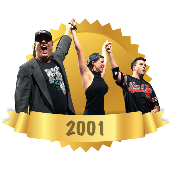 The WCW and ECW Invasion, Winner of WrestleCrap's Gooker Award in 2001