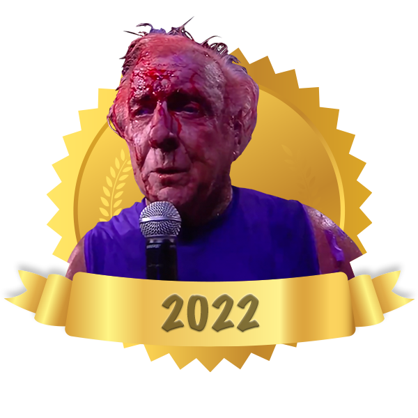 Ric Flair's Last Match, Winner of WrestleCrap's Gooker Award in 2022