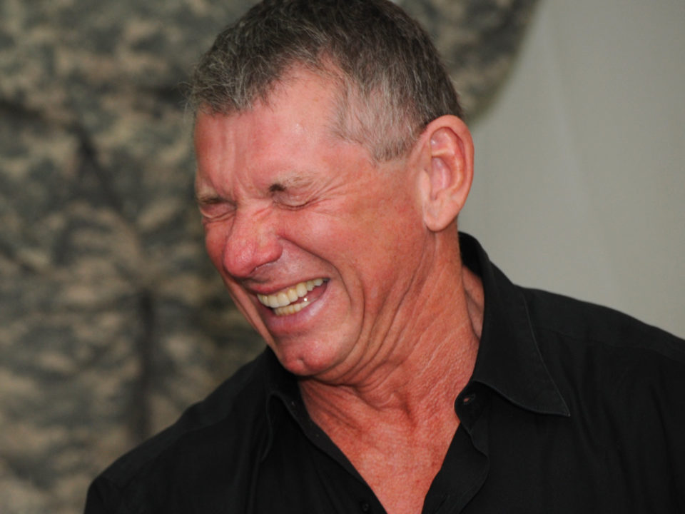 Vince McMahon laughing