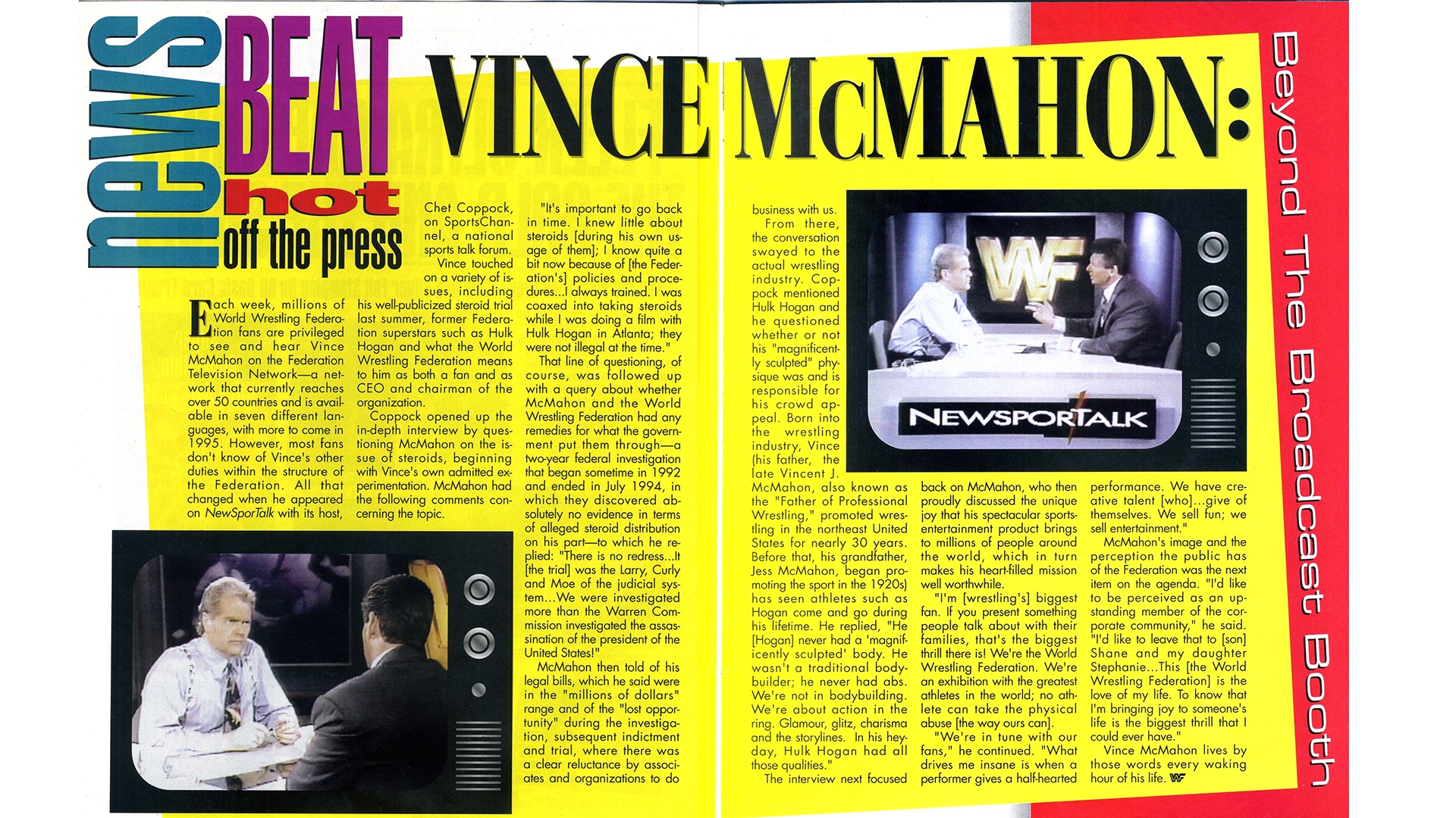 An INCREDIBLE Vince McMahon Article from 1995! | WrestleCrap