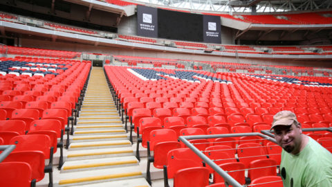 Green Shirt Guy Already At Wembley Stadium WrestleCrap