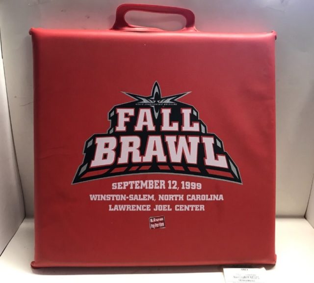 WCW Fall Brawl 1999 seat cushion