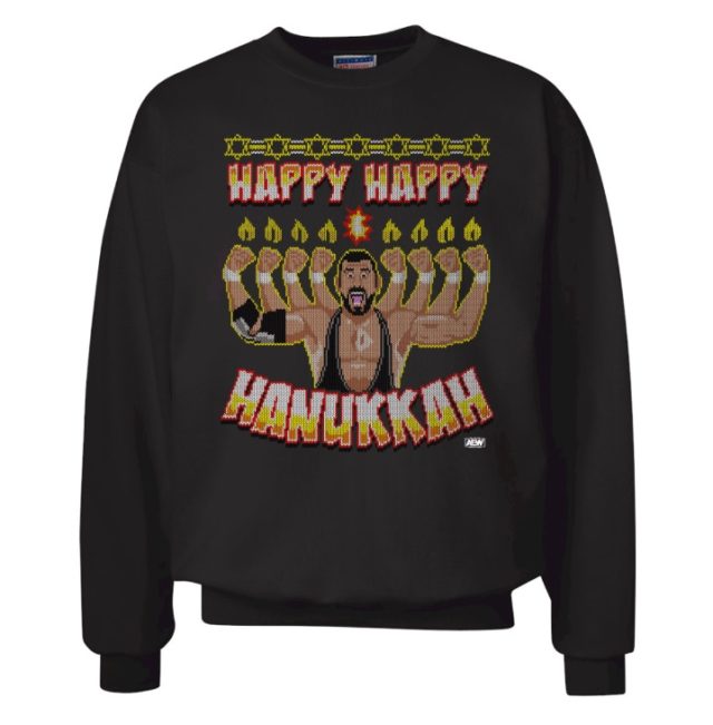 Colt Cabana Hanukkah ugly sweater