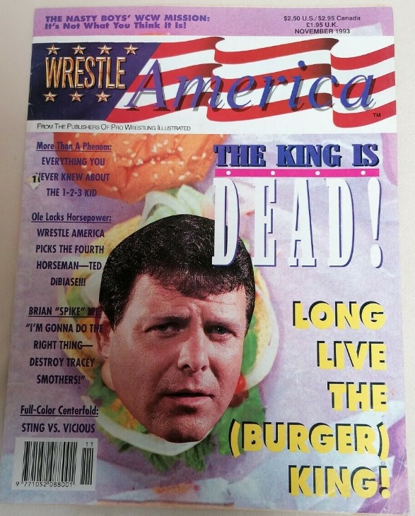 Jerry Lawler Wrestle America magazine