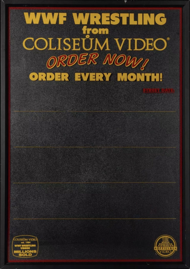 WWF Coliseum Home Video light up display
