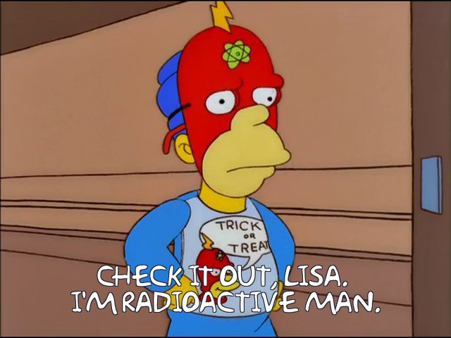 Milhouse Radioactive Man