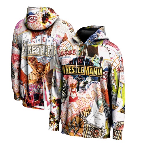 Wrestlemania 41 all over hooded sweatshirt