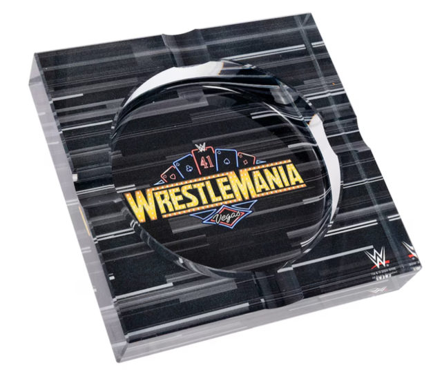 Wrestlemania 41 WWE crystal ashtray
