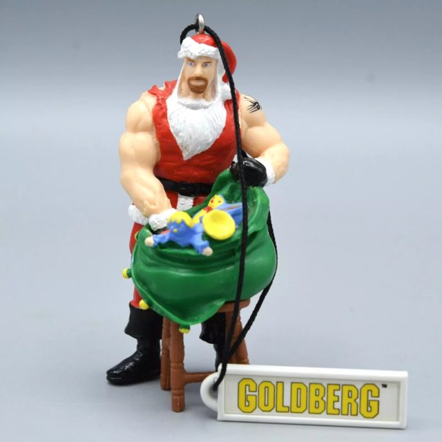 Goldberg WCW Christmas Ornament Santa Claus