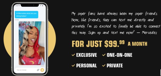 Mercedes Mone Text Service