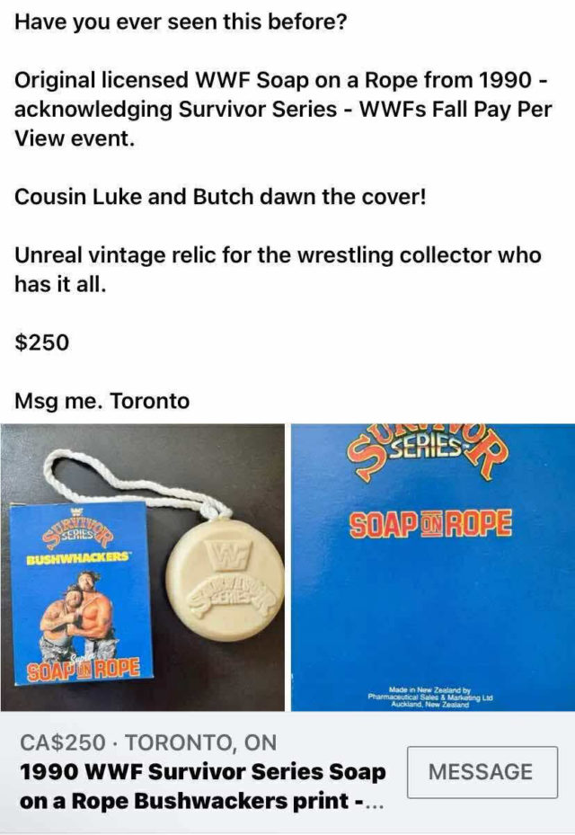 Bushwhackers Soap on a Rope