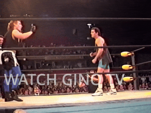 Danny Bonaduce offers a hand shake to Christopher Knight, then kicks him in the face