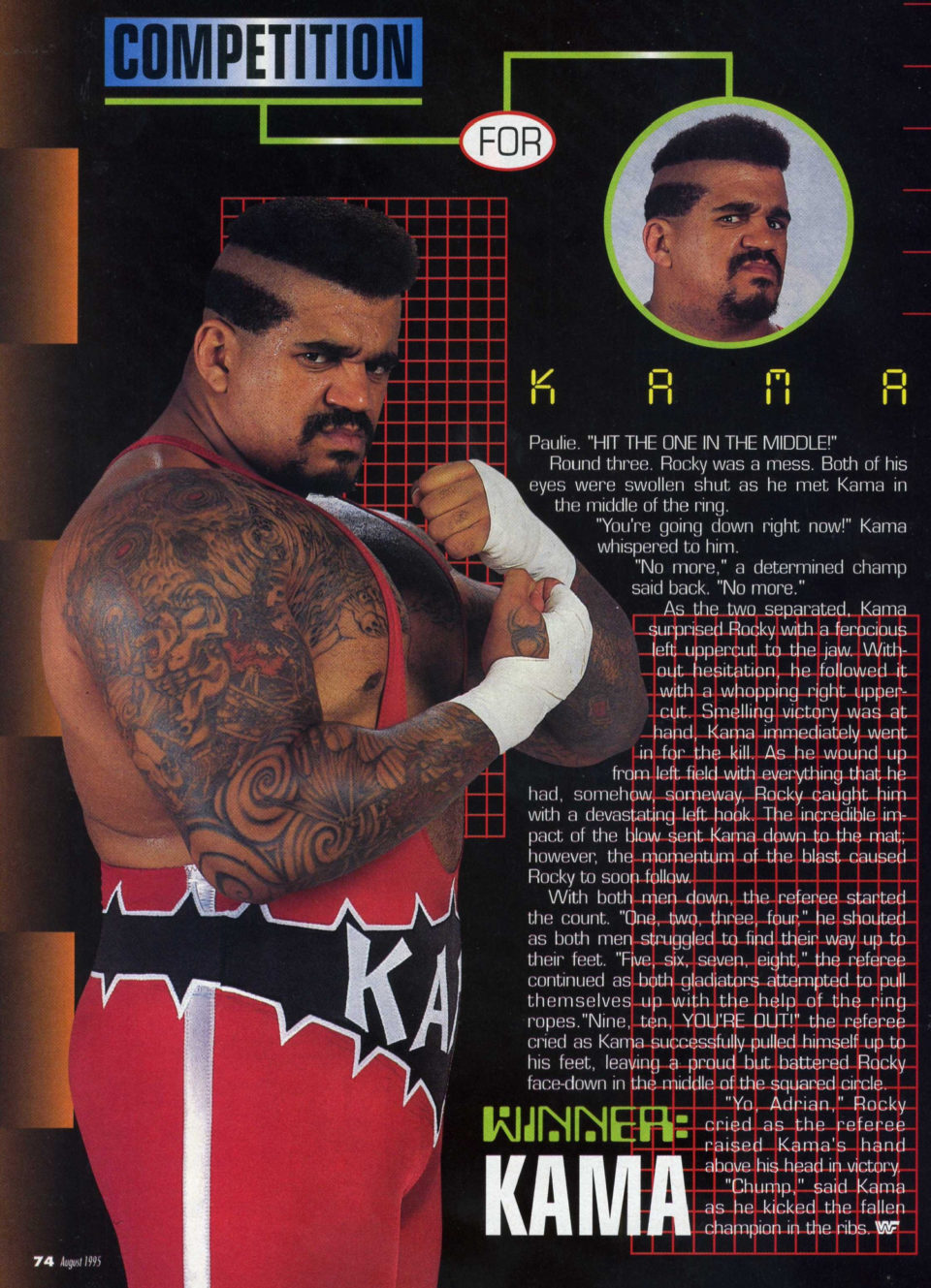 Kama the Supreme Fighting Machine Rocky Balboa
