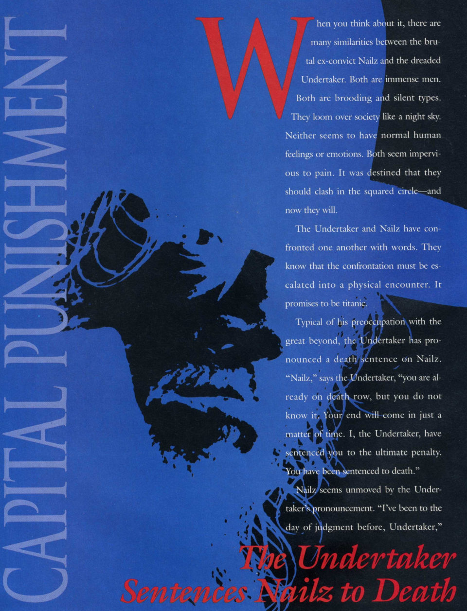 Undertaker Nailz WWF Magazine