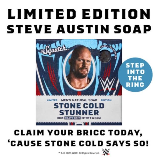 Stone Cold Steve Austin soap advertisement