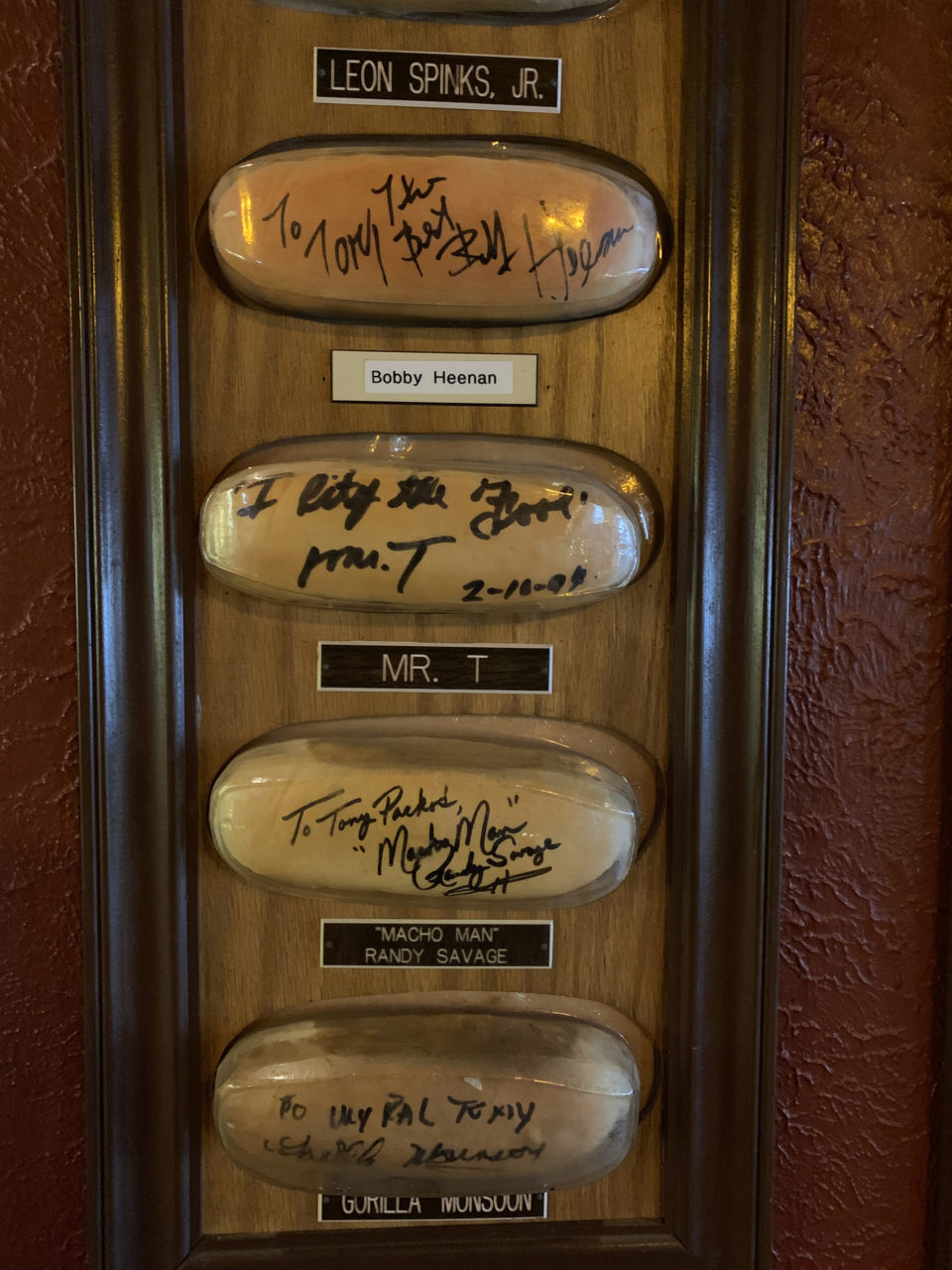 Tony Packos Bobby Heenan Gorilla Monsoon RD Reynolds