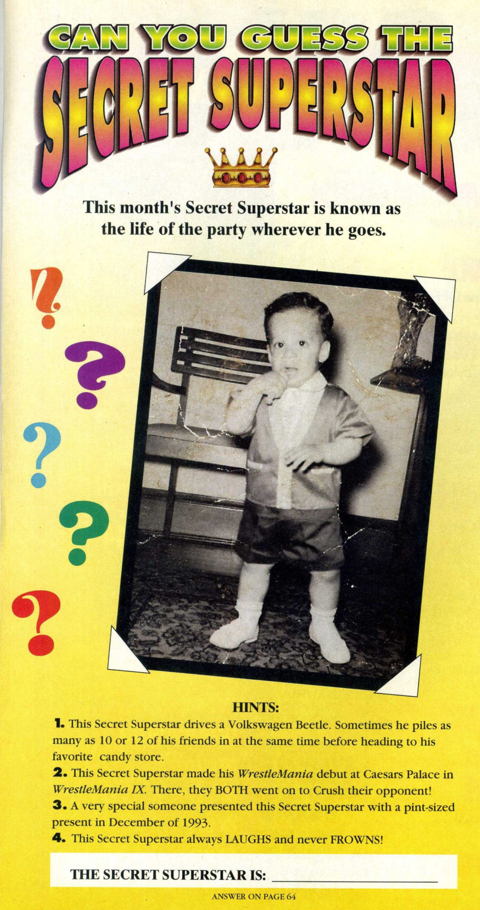 WWF Magazine July 1995