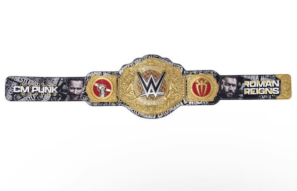 Wrestlemania 42 CM Punk Roman Reigns belt