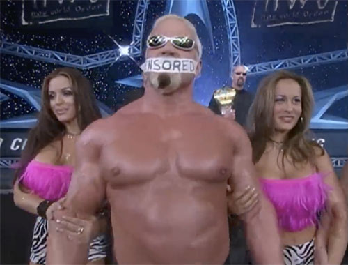 Sid Vicious Pins Hulk Hogan WCW 2000