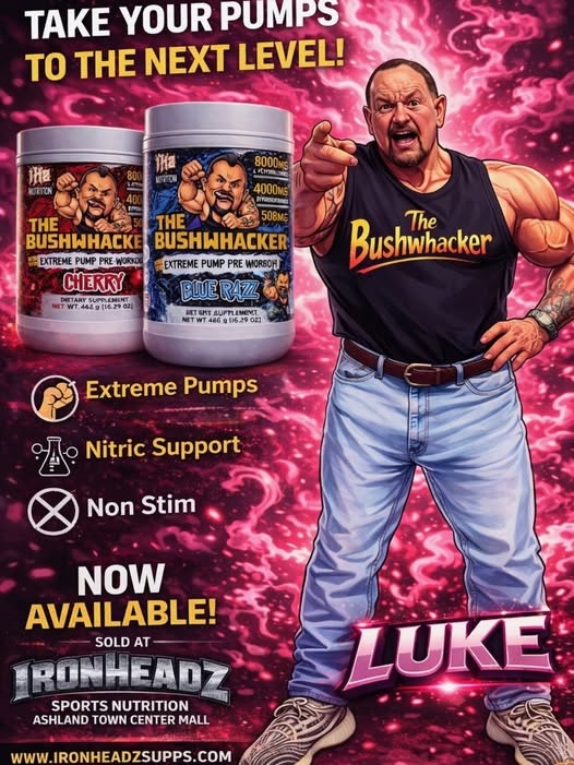 Bushwhacker Luke weightlifting supplements