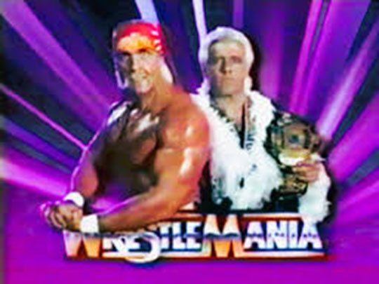 Hulk Hogan Ric Flair 1st WWF Match