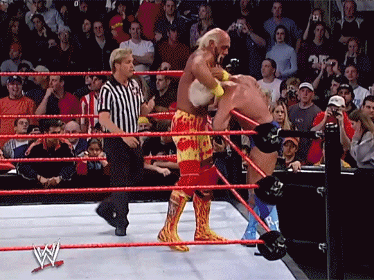 Hulk Hogan Ric Flair 1st WWF Match