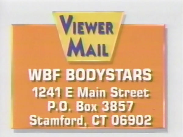 WBF Bodystars Debut Vince McMahon