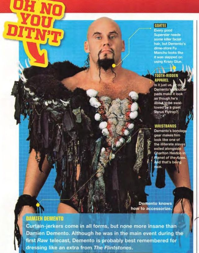 Damien Demento WWE Magazine