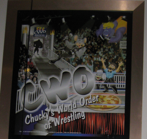 Chuck E. Cheese CWO NWO Parody poster