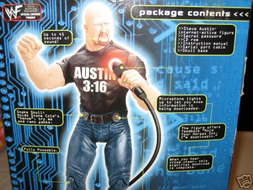 Steve Austin interacive figure box