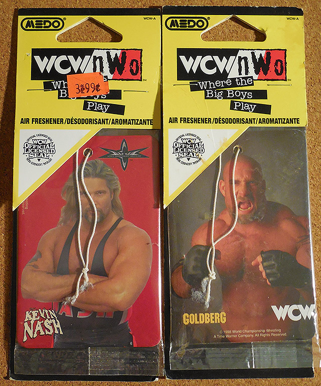 WCW NWO Kevin Nash Bill Goldberg Air Fresheners