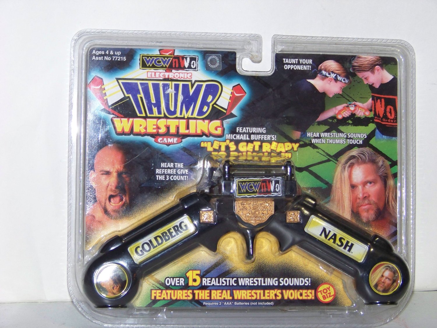 WCW Thumb Wrestlers Goldberg and Kevin Nash