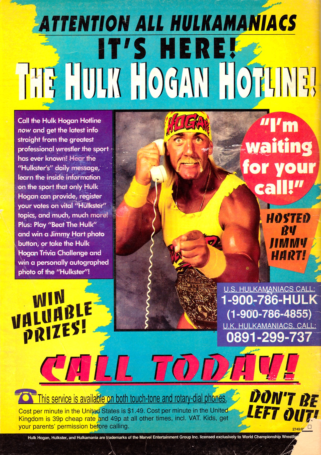 WCW Hulk Hogan hotline