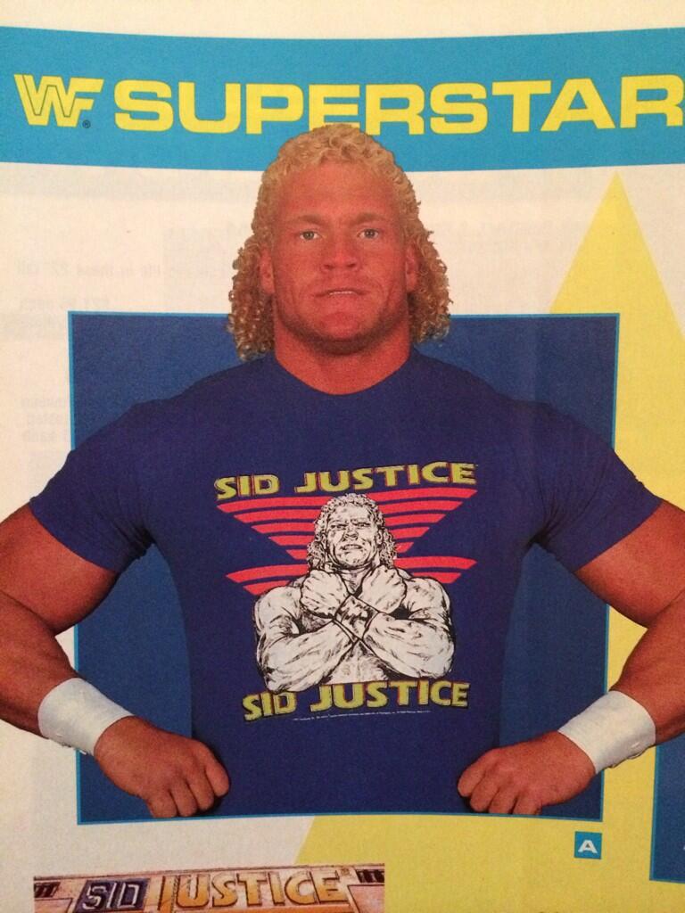 WWF Spring:Summer 1992 Catalog Sid Justice shirt