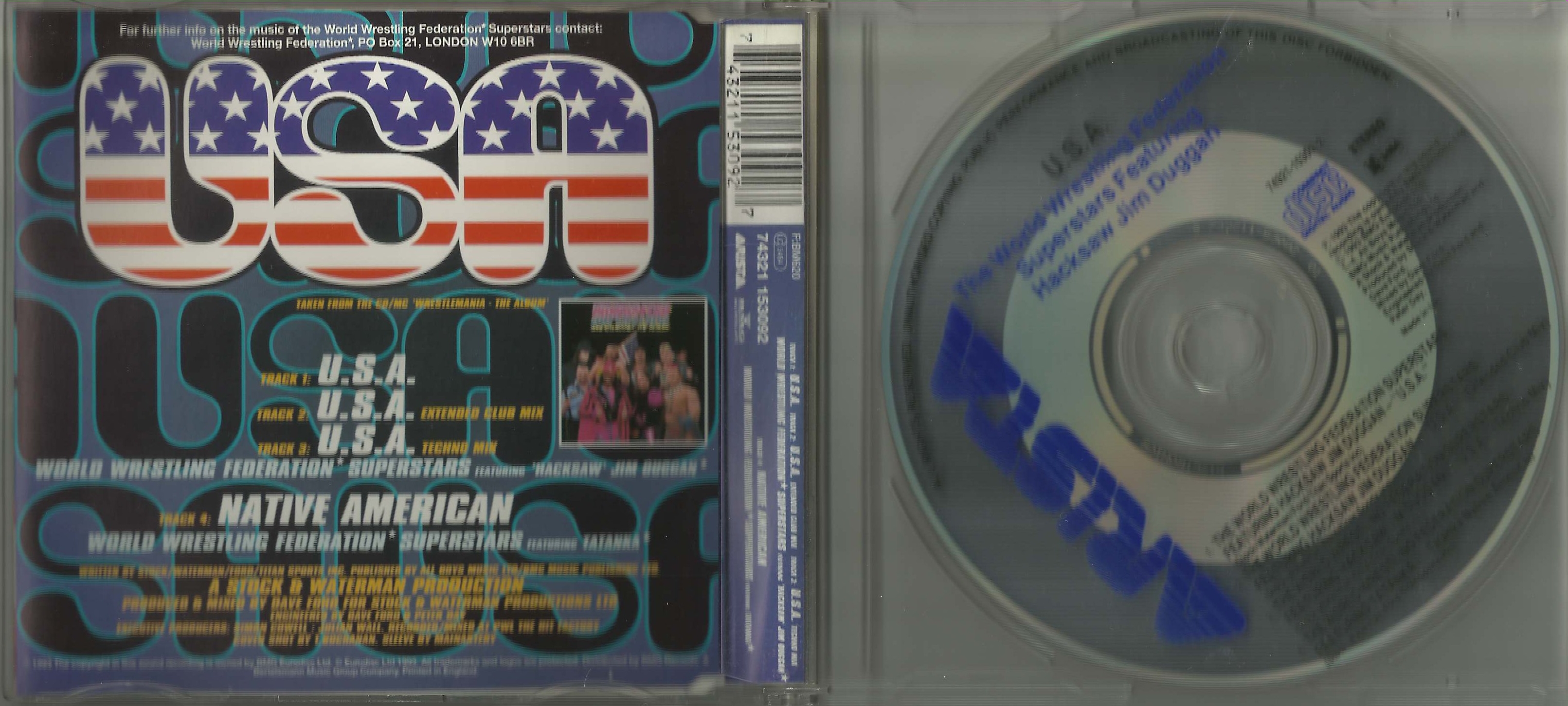 Hacksaw Jim Duggan USA CD single 2