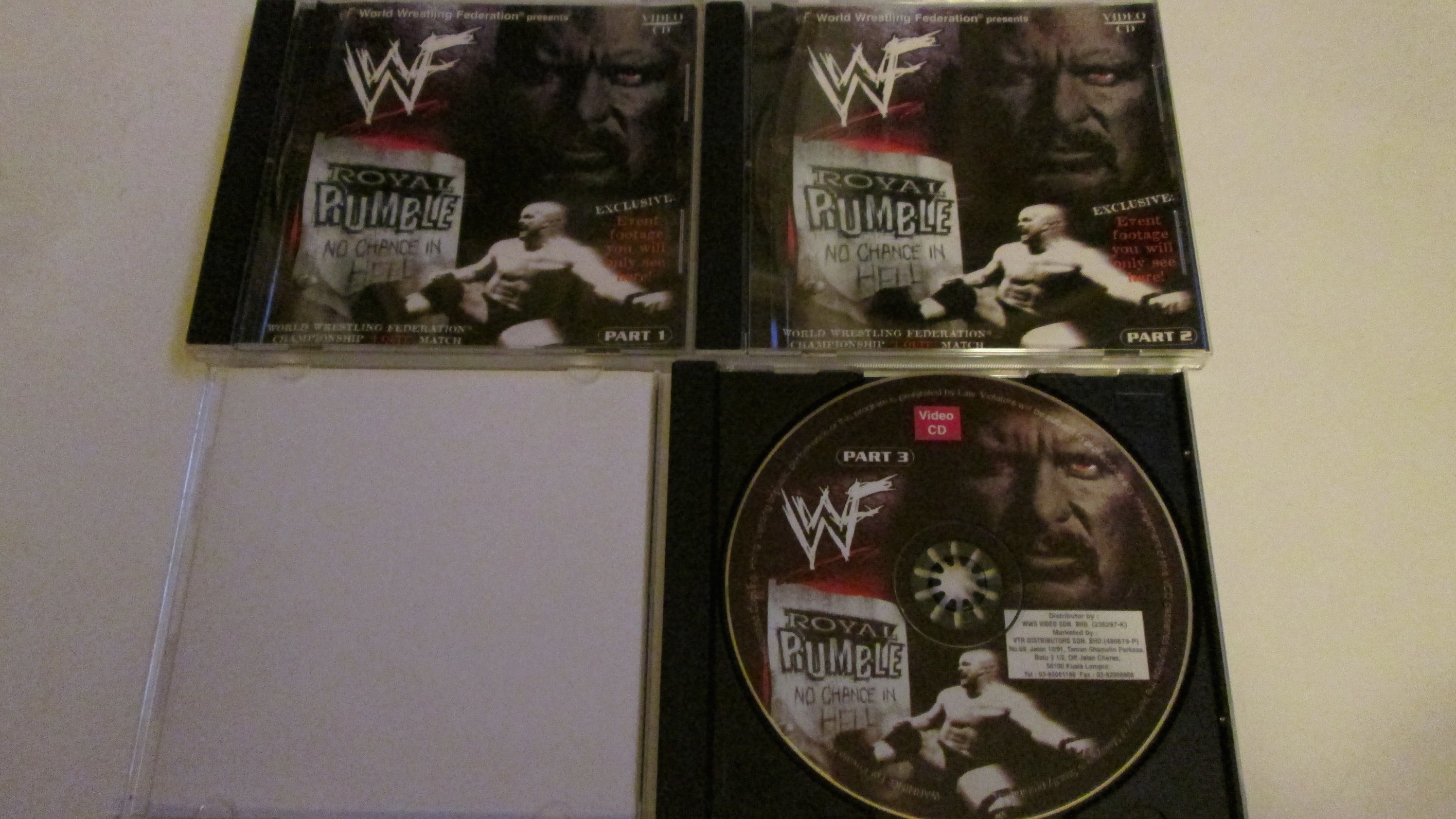 WWF Royal Rumble 1999 Video CD VCD 4