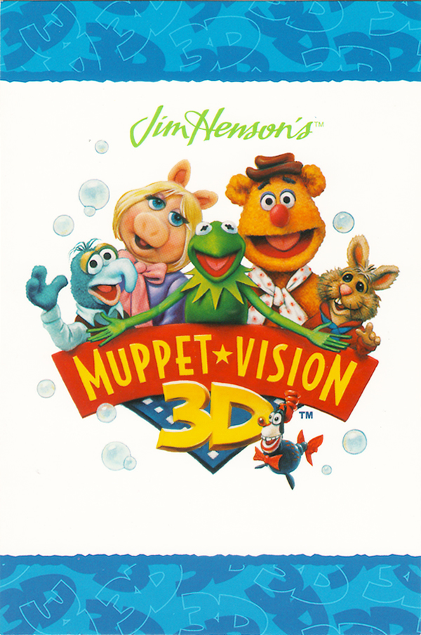 Muppet*Vision 3D postcard
