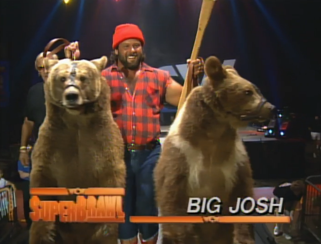 WCW Big Josh with bears
