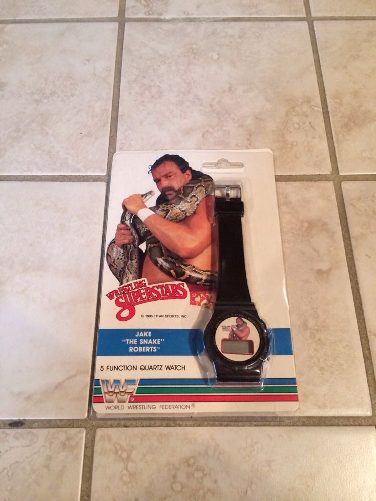 WWF Jake The Snake Roberts wristwatch watch 2nd 1