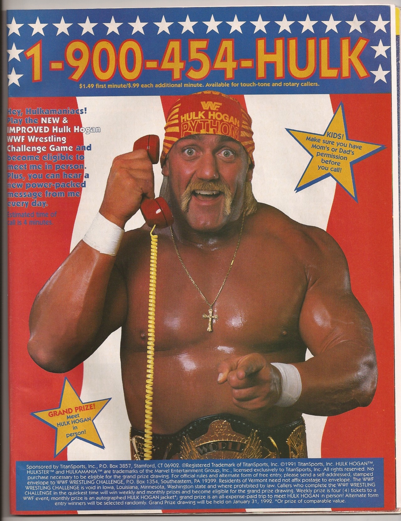 WWF Hulk Hogan hotline 2