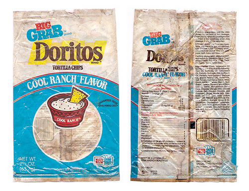 Cool Ranch Doritos 1987 bag