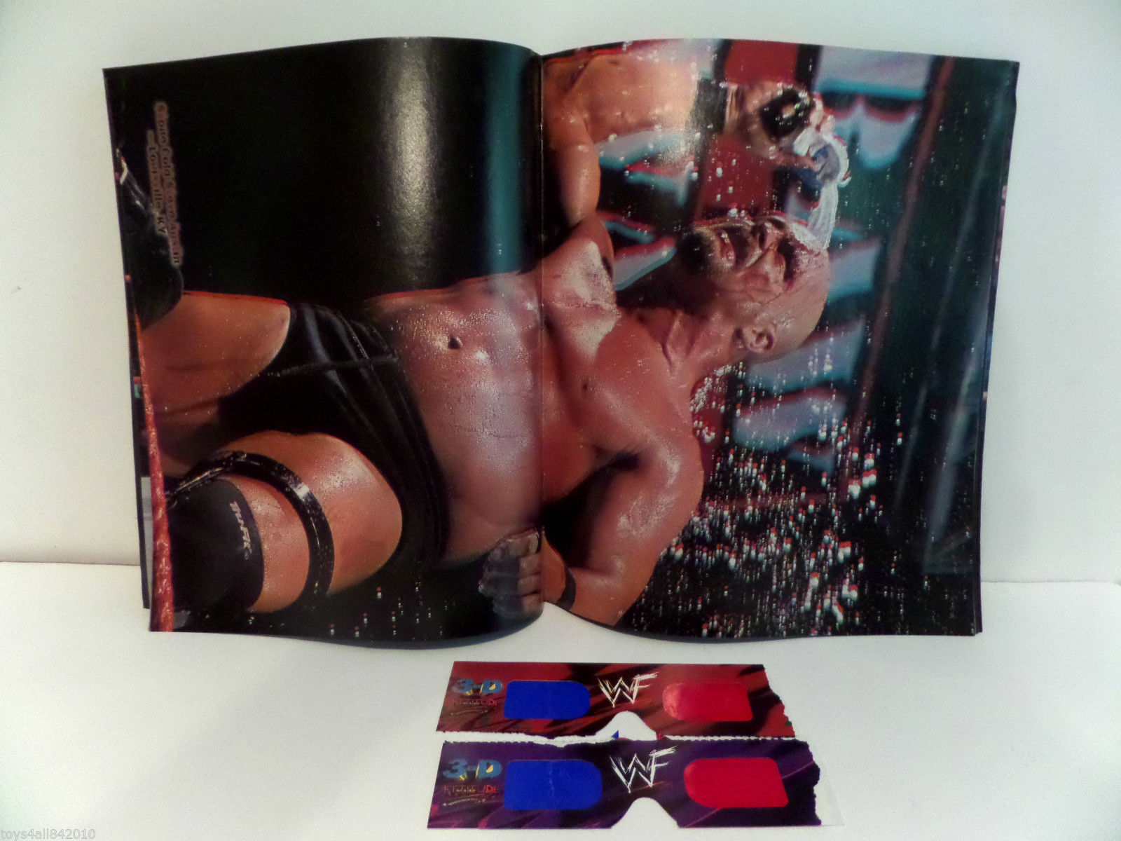 WWF In Your Face Attitude 3-D Magazine 1999 2