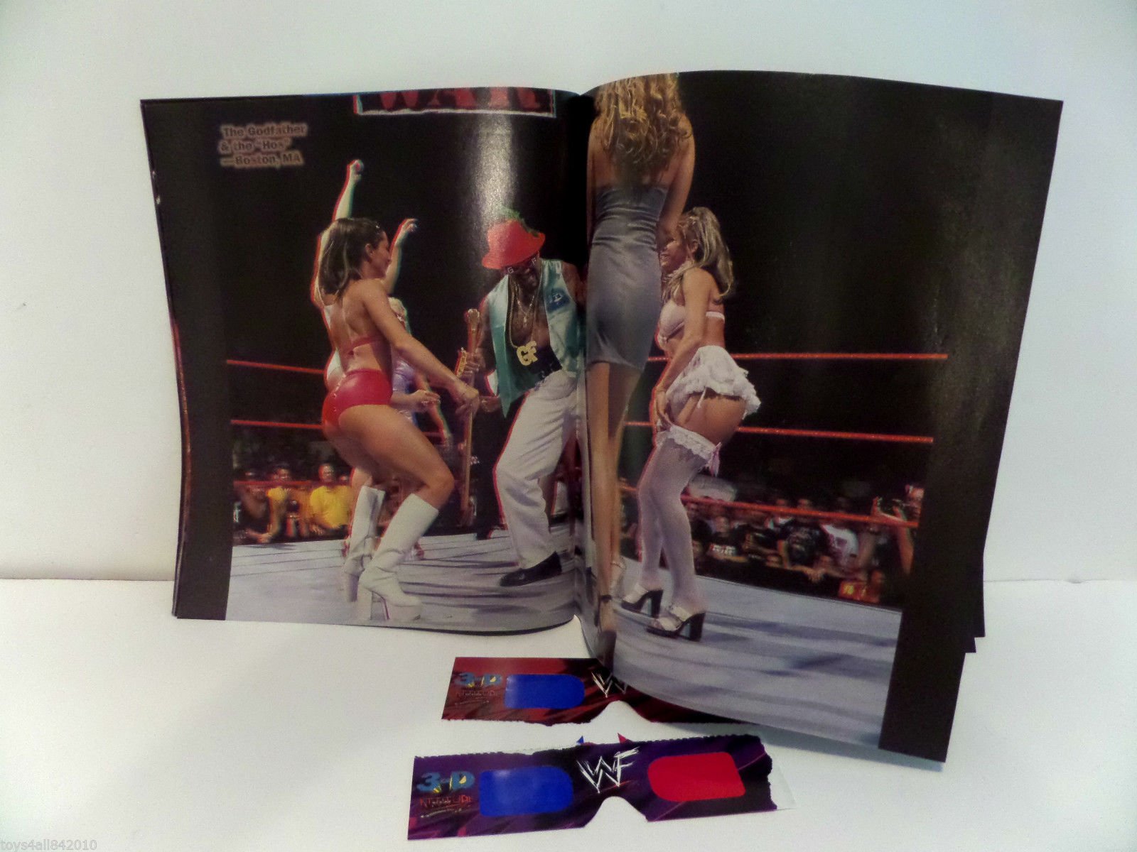 WWF In Your Face Attitude 3-D Magazine 1999 3