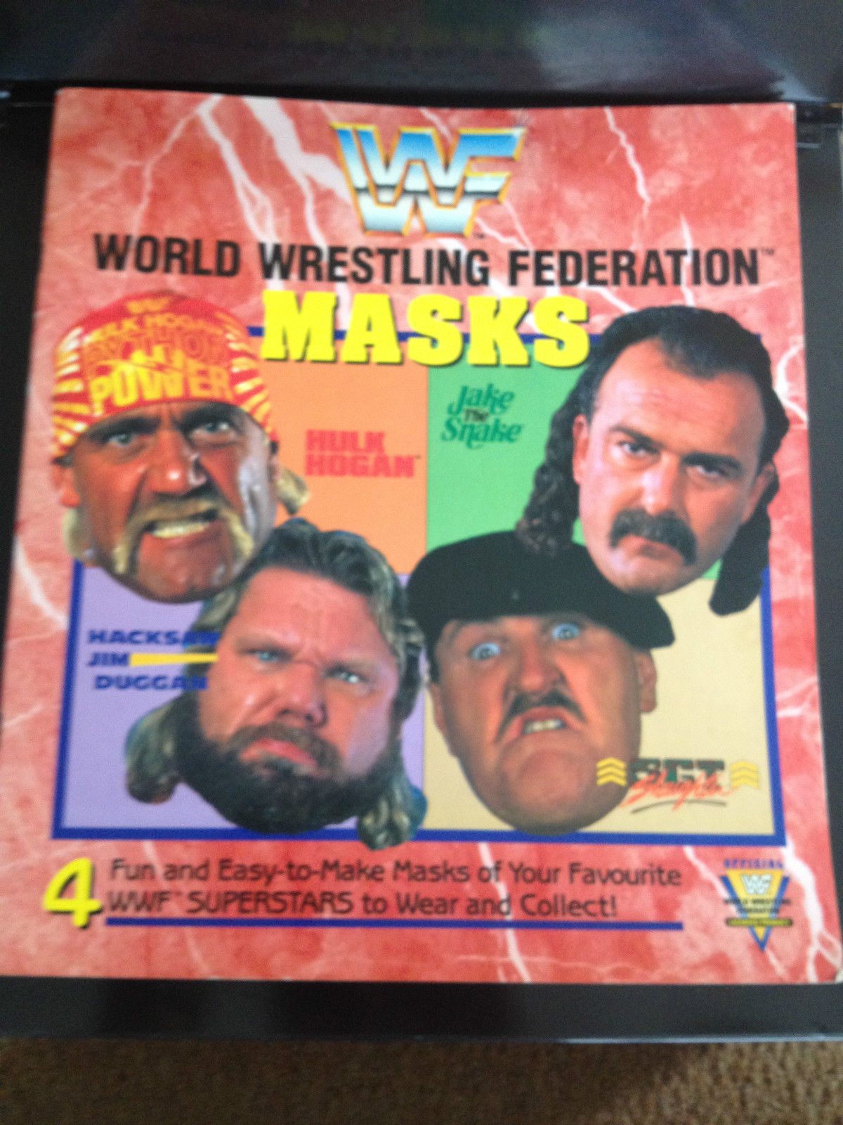 WWF Masks Mask Book 1991 2