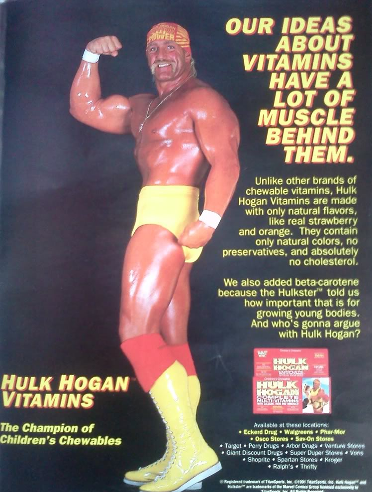 Hulk Hogan vitamins ad 2